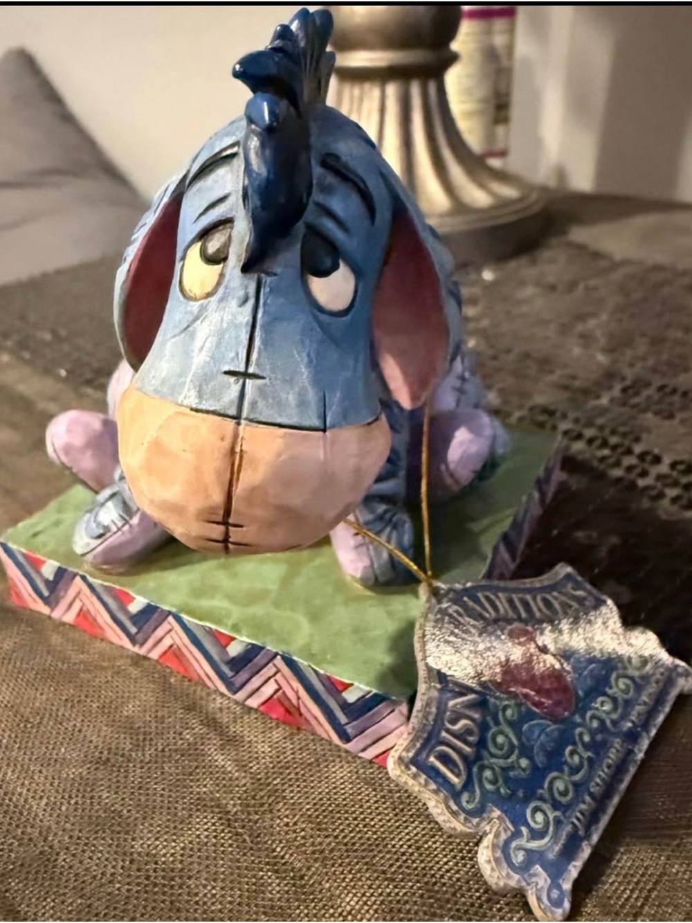 Blue Eeyore Figurine Decorative Figure